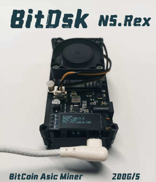 Bitdsk N5.Rex -Simple Desktop BitCoin ASIC Miner