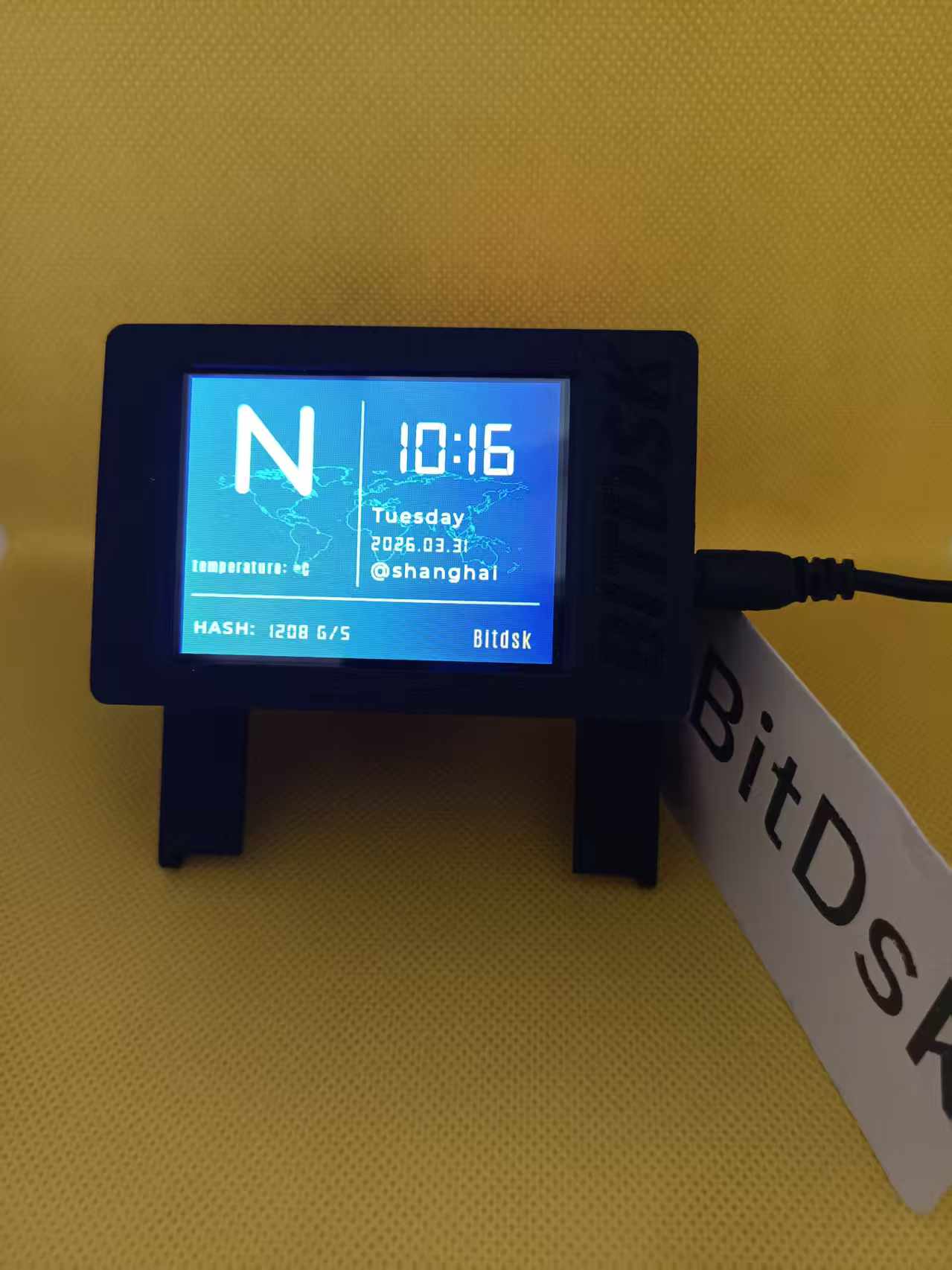 Bitdsk U2 Touch 1200GH/S | 2.8" Smart Standalone Bitcoin Miner - Image 3