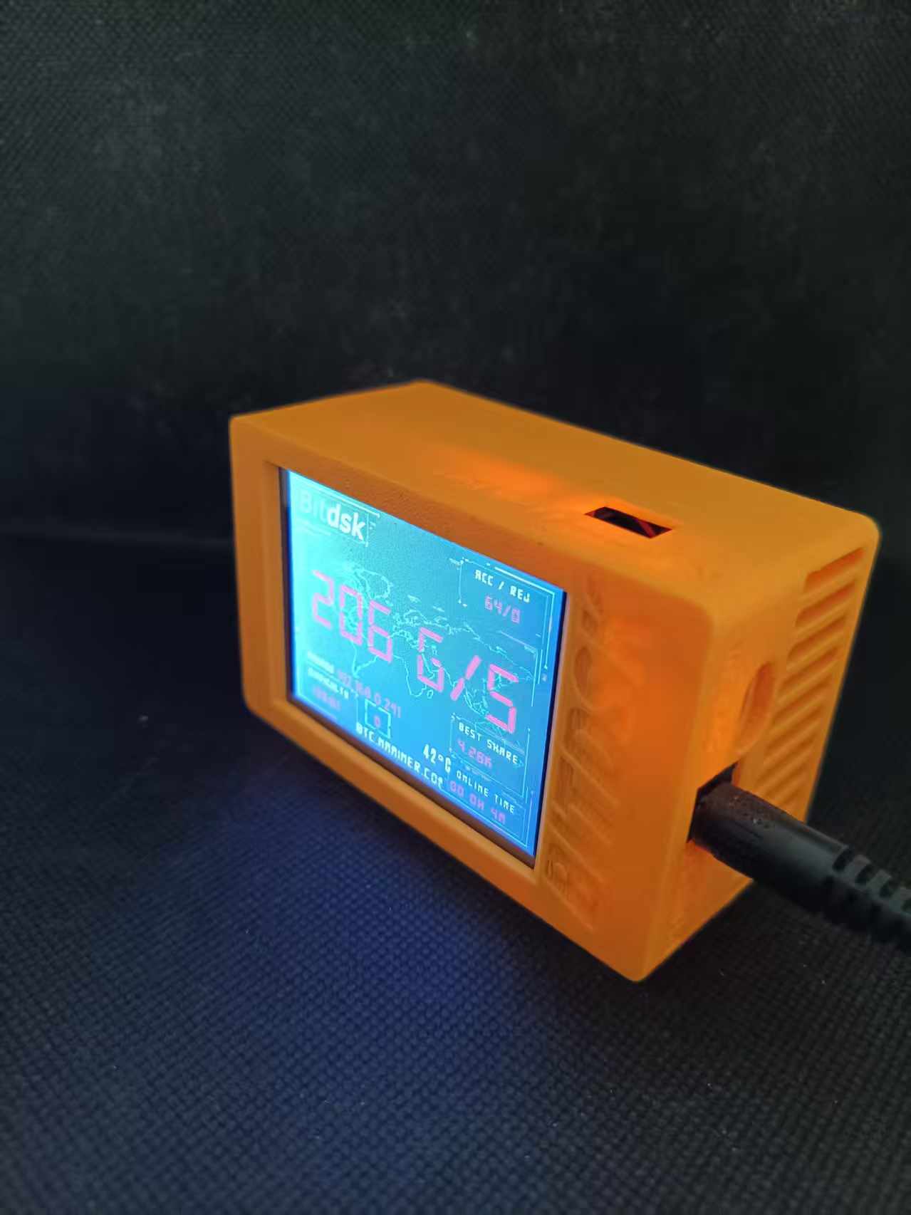 Bitdsk U1 Touch 200GH/s | 2.8" Smart Standalone Bitcoin Miner - Image 6