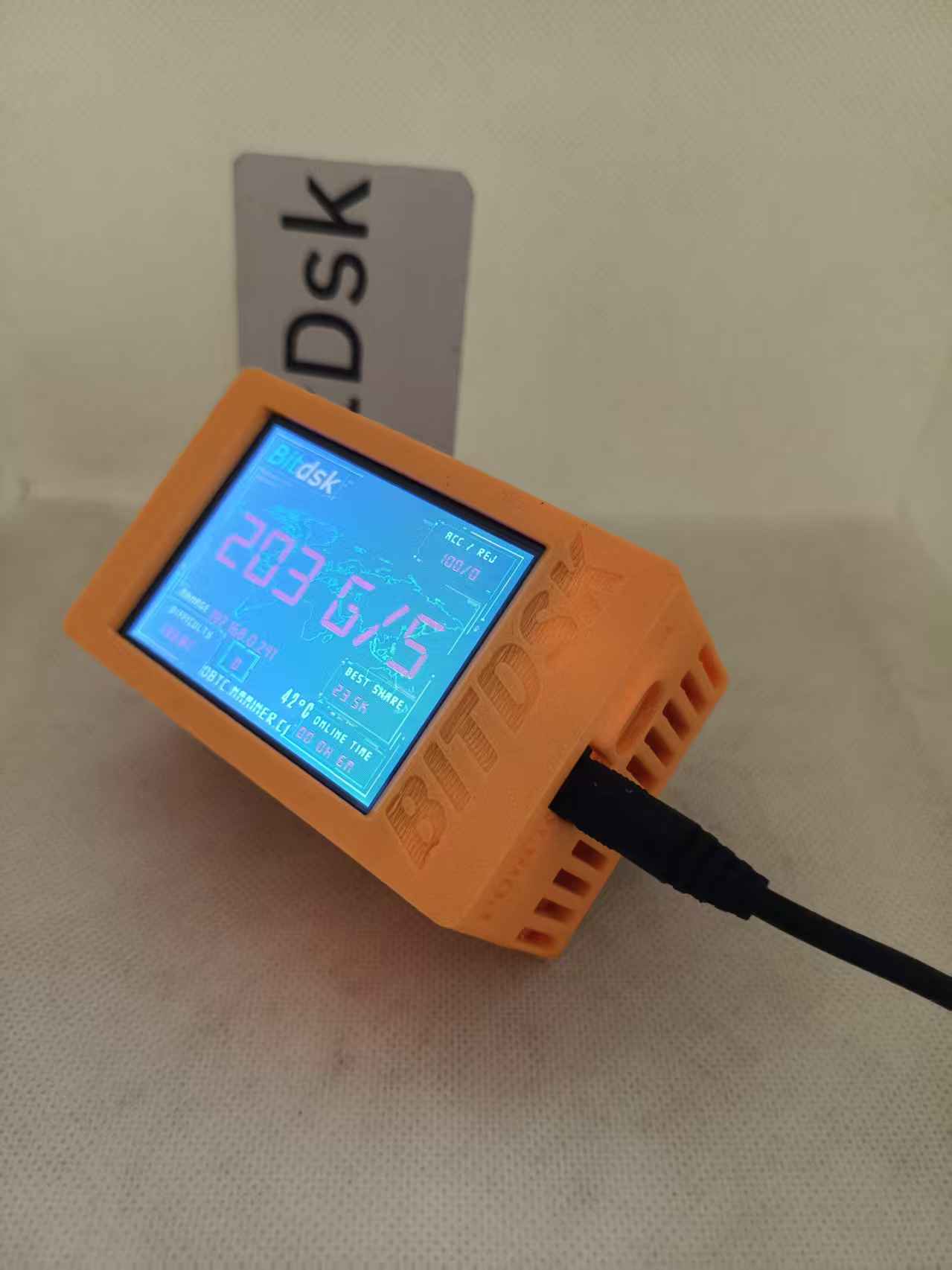 Bitdsk U1 Touch 200GH/s | 2.8" Smart Standalone Bitcoin Miner - Image 4